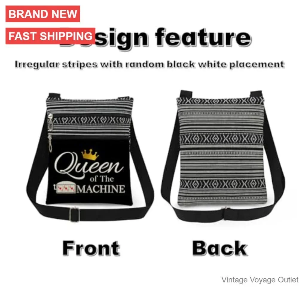 Adjustable Strap Crossbody Bag with Dual Compartments for Daily Essentials